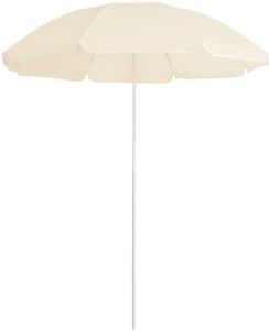 Maison Exclusive – slnečník s oceľovou tyčou, piesková farba, 180 cm