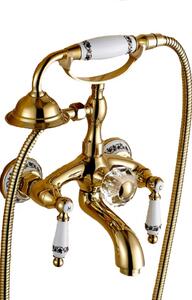 Vaňová batéria KRAN retro GOLD mosadz HELLONE