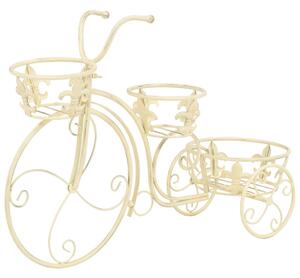 Podstavec pod kvetináč v tvare bicykla, vintage štýl kovový