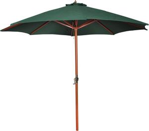 Maison Exclusive - Slnečník zelený 258 cm