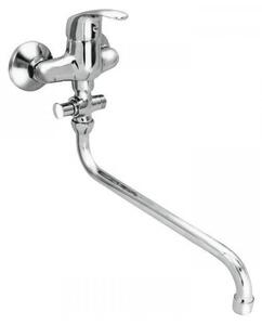 Vaňová batéria do bytového jadra ZORA, s ramenom 30cm, rozstup 100mm
