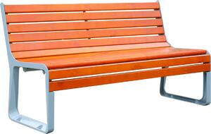 Drevená tenisová lavička Premium s operadlom - 180 cm