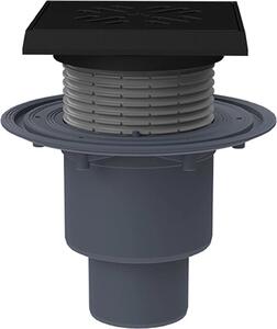 Hutterer & Lechner HL310NG Podlahový odtok DN50/75/110, 150x150mm/137x137mm liatina, 1 kus