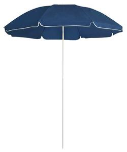 Maison Exclusive – slnečník s oceľovou tyčou, modrý, 180 cm