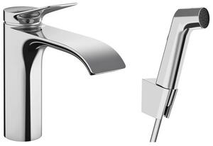 Umývadlová batéria Hansgrohe Vivenis s bidetovú spŕškou chróm 75210000
