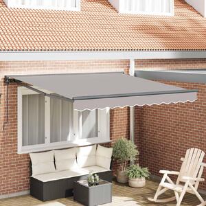 Maison Exclusive – rám markízy, svetlosivý, 350 x 250 cm