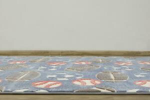 Protišmykový detský koberec Lumine lopty - svietiaci