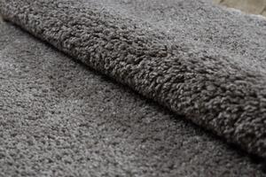 Dywany Łuszczów Kusový koberec Berber 9000 brown kruh - 160x160 (priemer) kruh cm