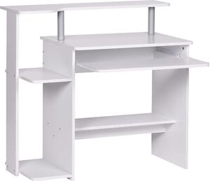 Počítačový stôl WL1.153 White 94 x 90 x 48 cm Stôl na notebook