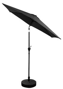 Aga Naklápací záhradný slnečník 250 cm Tmavošedý