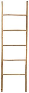 Rebrík na uteráky s 5 priečkami bambus 170 cm