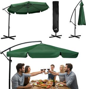 Slnečník skladací záhradný 8 segmentový 350 cm s krytom Plonos PL-881