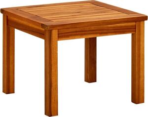 Maison Exclusive – Záhradný konferenčný stolík 45 x 45 x 36 cm z masívneho akátového dreva