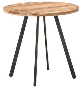 Jedálenský stôl 80 cm masívne akáciové drevo