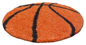 Detský koberec Fun oranžová lopta, kruh