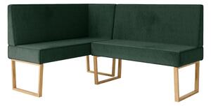 Rohová jedálenská lavica Milano - Kameleon Farba: Kameleon 04, Veľkosť: 130x170 cm, Farba nožičiek: Prírodné