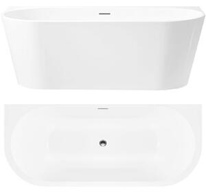 Voľne Stojaca Vaňa Rea Capri 160Cm White