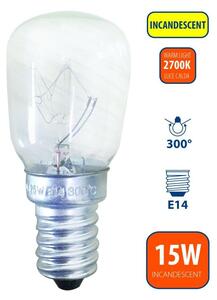 VELAMP LB903O-27K Žiarovka do rúry 15W, E14, 2700K