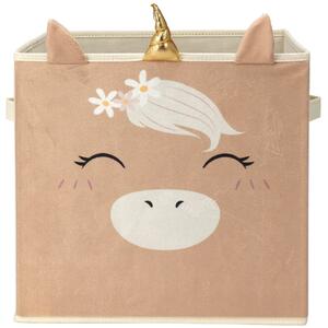 Úložný box Brown Unicorn, 32x32x30 cm, hnedá