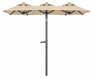 Linder Exclusiv Záhradný slnečník 300x150x220 cm Béžový