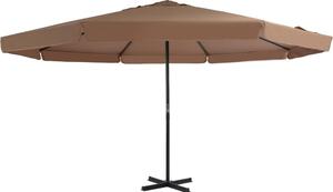 Maison Exclusive - Slnečník s hliníkovým stožiarom 500 cm Taupe