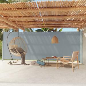 Maison Exclusive – bočná markíza s výsuvom 200 x 600 cm, sivá