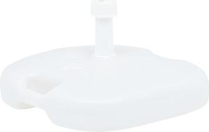 Maison Exclusive - Stojan na slnečník piesok/voda 16 l biely plast