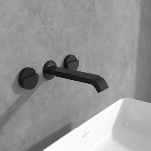 Villeroy & Boch Umyvadlová batéria séria Dawn 36x36x81 mm bez odtokového sifónu. Matná čierna, 1 ks