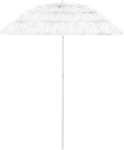 Maison Exclusive - Plážový slnečník Hawaii, biely 180 cm