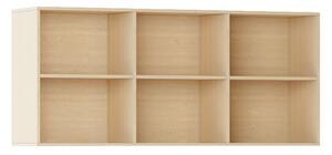 Knižnica INTEGRO policová vyššia, 835 x 1750 x 400 mm, 6 políc, buk