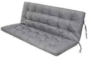 Vankúš na záhradnú hojdačku alebo záhradnú lavičku, 120 cm, s opierkou, vodeodolný