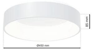 Stropné LED svietidlo Ohio, 1x LED 40w, 3000-4000k, w