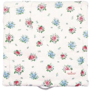 Prešívaný podsedák Alivia White 50 × 50 cm