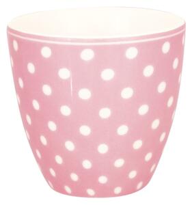 Mini latte cup Dotty Pale Pink 130 ml