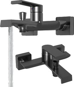 Granitan | Kúpeľňová batéria Bali - Gun Grey - Minimalistický dizajn - Úspora vody a odolnosť