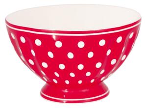 Francúzska miska Dotty Red 150 ml