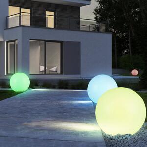 25x25cm - Solárna záhradná lampa s farebným LED svietením