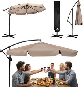 Slnečník skladací záhradný 8 segmentový 350 cm s krytom Plonos PL-881