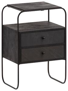 KONZOLA, mangové drevo, čierna, 40/60/30 cm MID.YOU - Stolíky do obývačky, Online Only