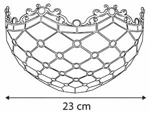 Brilagi - Tiffany vitrážové nástenné svietidlo IVORY 1xE14/40W/230V