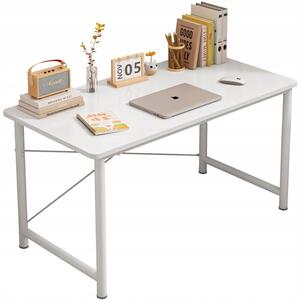 Počítačový stôl pre mladých biely moderný loft veľký 100 cm