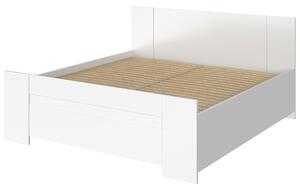 Spálňová zostava s posteľou 160x200 CORTLAND 2 - biela / biela ekokoža