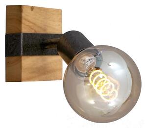 Briloner 2900-011 - Nástenné bodové svietidlo WOOD BASIC 1xE27/25W/230V