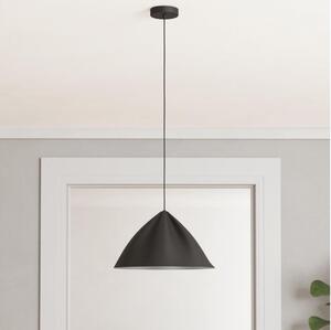 Eglo 900835 - Luster na lanku PODERE 1xE27/40W/230V čierna