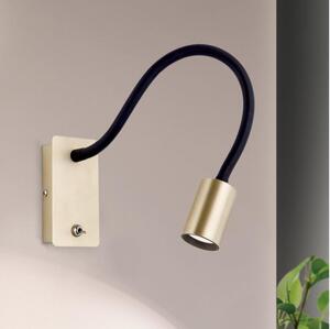 Orion WA 2-1342 - LED Flexibilná nástenná lampička KURT LED/5W/230V zlatá
