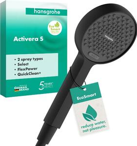 Ručná sprcha hansgrohe Activera Select S 95 2jet EcoSmart, matná čierna, 1 ks