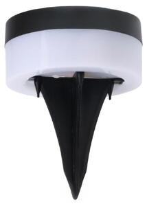 LED solárna záhradná lampa 12 cm Teplé biele svetlo Vodotesné