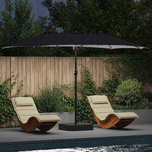 Maison Exclusive - Záhradný slnečník antracit 385 x 209 x 244 cm polyester