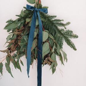 Zamatová stuha 3 cm – modrá (9 m)