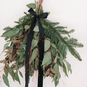 Zamatová stuha 3 cm – čierna (9 m)
